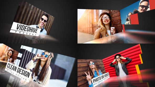 Videohive Light Displays Opener Video Displays template preview