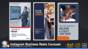 Videohive Instagram Business Reels Carousel Product Promo template preview