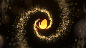 Videohive Golden Particles Intro Logo Stings template preview