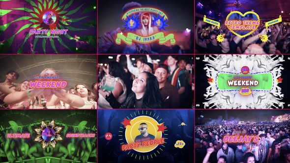 Videohive Party Night Openers template preview