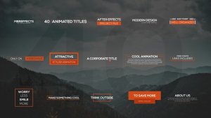 40 Modern Titles & Lower Thirds Video Displays template preview