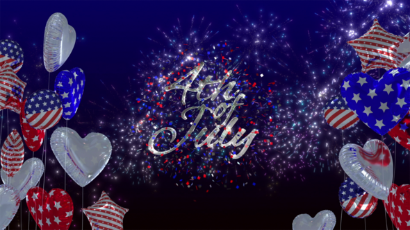 Videohive Fourth of July Logo Reveal Logo Stings template preview