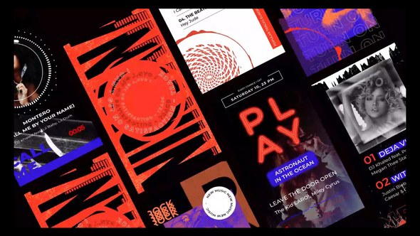 Videohive Retro Audio Visualizer Stories Product Promo template preview
