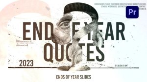 Epic Smoke Slides: Goodbye Old Year Premiere Pro template preview