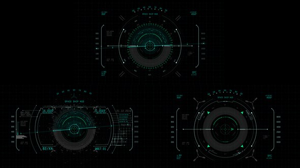 Videohive HUD700 HUD Ship 1 Elements template preview