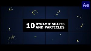 Videohive Dynamic Shapes And Particles | After Effects Elements template preview