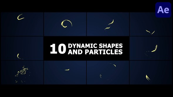 Videohive Dynamic Shapes And Particles | After Effects Elements template preview