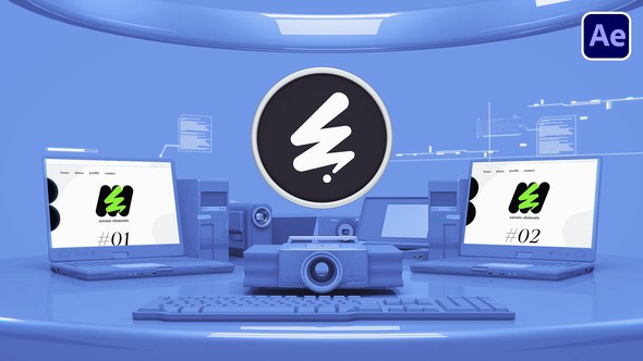 Videohive 3D Gadget Logo Openers template preview