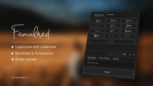 Videohive Animated Typeface - Famulred Titles template preview