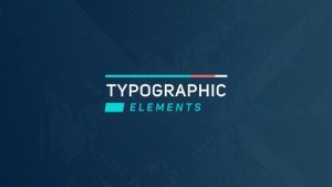Typographic Elements 2 Video Displays template preview