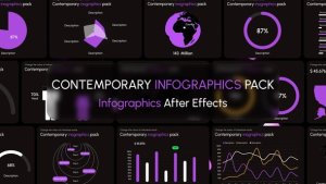 Videohive Contemporary Infographics Pack Infographics template preview