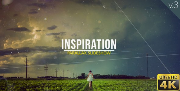 Videohive Inspiration Parallax Slideshow Video Displays template preview