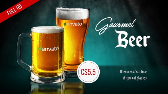 Videohive Gourmet Beer Product Promo template preview