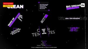 Videohive Kinetic Text 49617128 Titles template preview