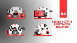 Videohive Hacking Character Animation Explainer Elements template preview