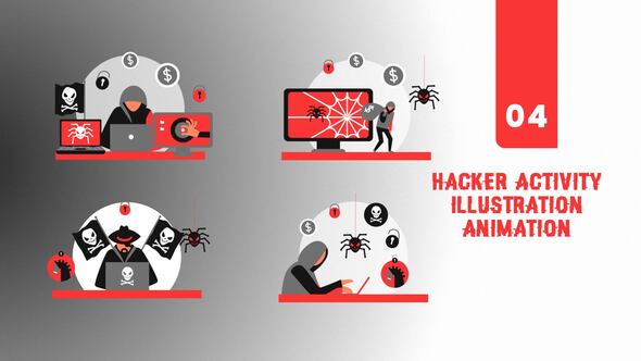 Videohive Hacking Character Animation Explainer Elements template preview