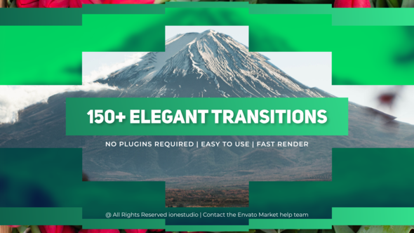 Videohive 150+ Elegant Transitions Elements template preview