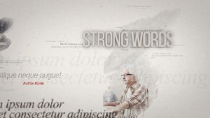 Videohive Quotes On Paper Openers template preview