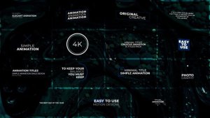 Videohive Minimal Titles Animation | After Effects Titles template preview
