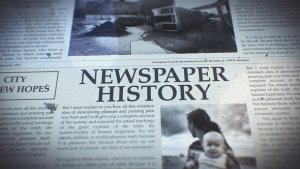 Videohive Newspaper History Openers template preview