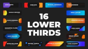 Videohive Box Lower Thirds 49751115 Elements template preview