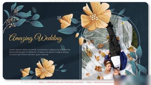 Videohive Hawaii Wedding Slideshow Openers template preview