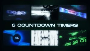 Videohive 6 Countdown Timer | Stream Background Pack Broadcast-packages template preview