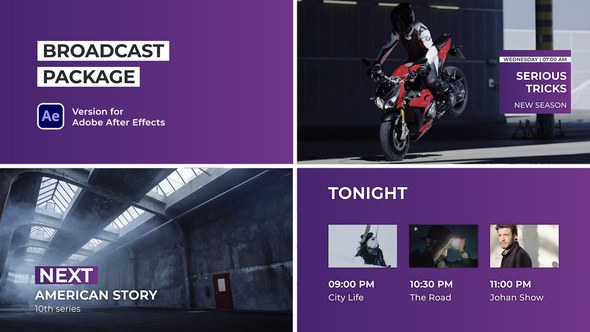 Videohive Broadcast Motion Pack Broadcast-packages template preview