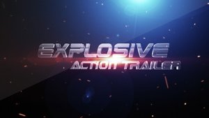 Videohive Explosive Action Trailer Video Displays template preview