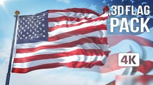 Videohive 3D Flag Collection Openers template preview