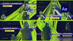 Videohive Awesome Characters Openers template preview