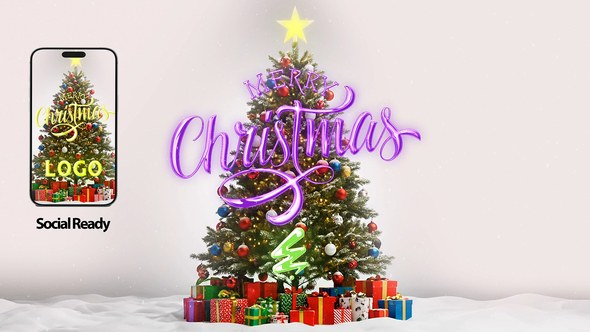 Videohive Christmas Message 60812084 Logo Stings template preview