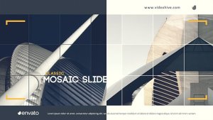 Classic Mosaic Slide Video Displays template preview