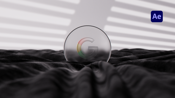 Videohive Ethereal Glass Logo Reveal Logo Stings template preview