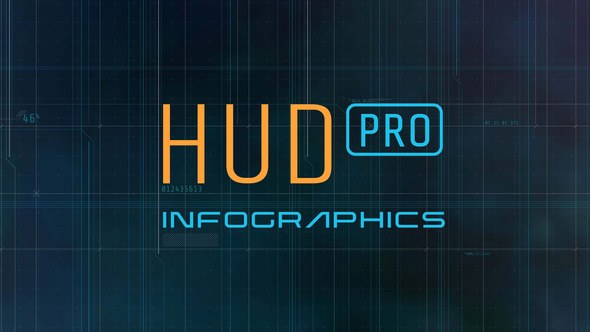 Videohive HUD Pro Infographics Infographics template preview