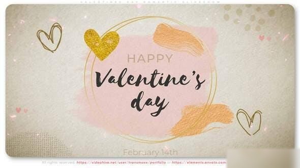Videohive Valentines Day Romantic Slideshow Openers template preview