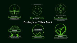 Videohive Ecological Titles 48041349 Titles template preview