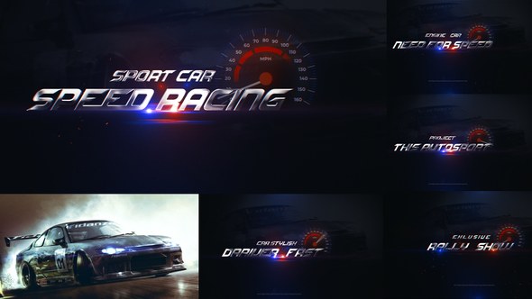 Videohive Sport Event Promo / Trailer / Rally / Car / Drift Car Broadcast-packages template preview