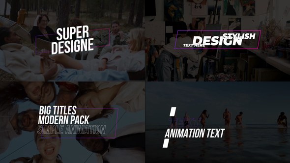 Videohive Big Titles Pack | After Effects 47617979 Titles template preview