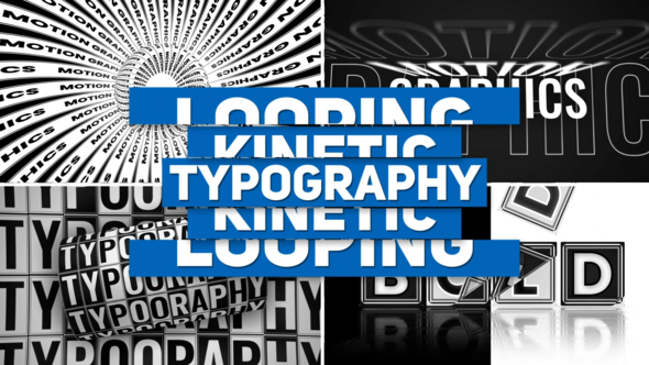 Videohive Kinetic Typography V3 | Looping Titles template preview