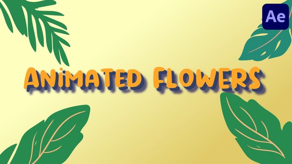 Videohive Animated Flowers for After Effects Elements template preview