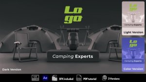 Videohive Camping Experts Logo Stings template preview