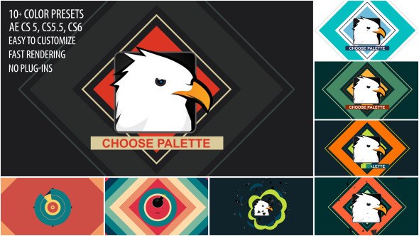 Videohive Shape Bomb Logo Reveal Logo Stings template preview