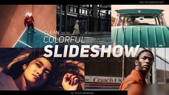 Videohive Colorful Slideshow 37261134 Openers template preview