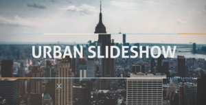 Urban Dynamic Slideshow Video Displays template preview