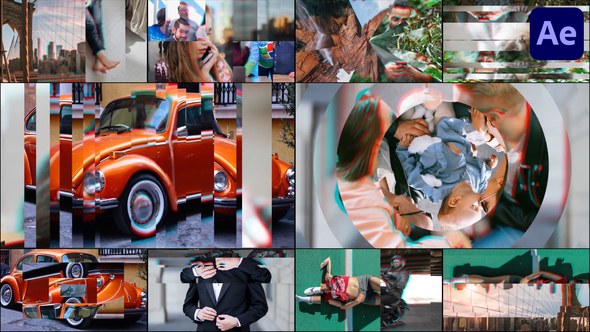 Videohive Mirror Transitions for After Effects Elements template preview
