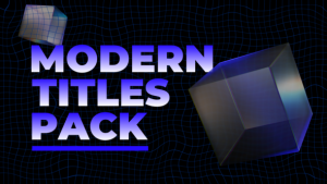 3D Typography Premiere Pro template preview