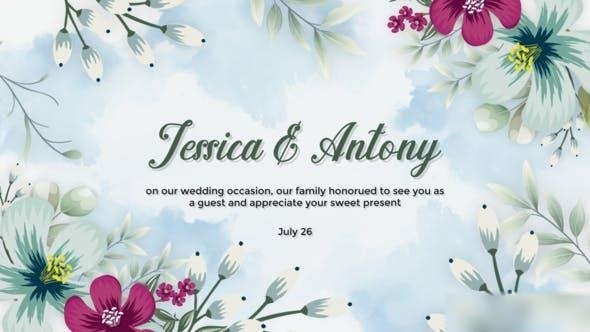Videohive Wedding Invitation Intro 44852325 Openers template preview