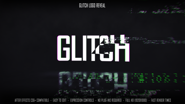 Videohive Glitch Logo Reveal 27534224 Logo Stings template preview