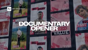 Videohive Vertical Documentary Openers Openers template preview
